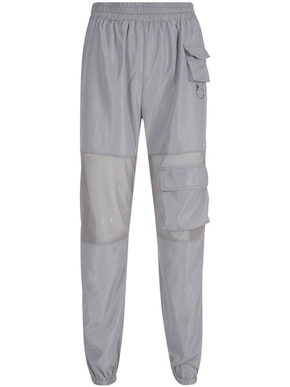 Mesh Patchwork Pocket Jogger Pants