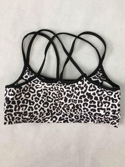 Leopard Printed Short Yoga Suits