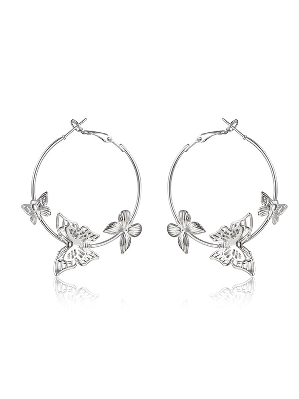 Original Statement Butterfly Shape Geometric Earrings