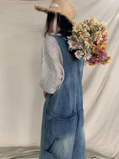 Original Retro Gradient Jean Jumpsuit