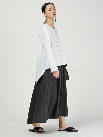 Casual Comfortable Split-side T-shirt