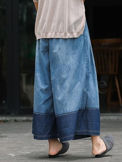 Loose Split-joint Wide Leg Pants
