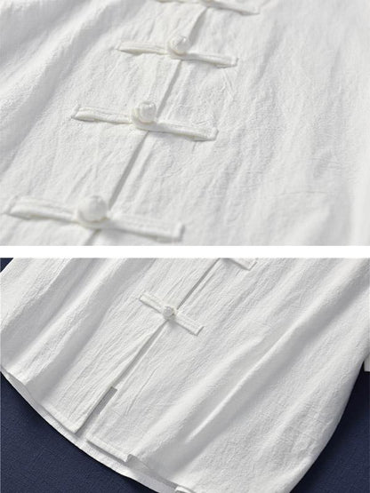 Vintage Forg Solid Short Sleeves Shirt