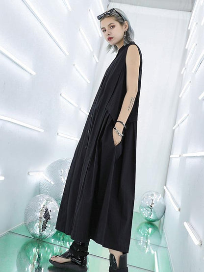Elegant Casual Sleeveless Long Dress