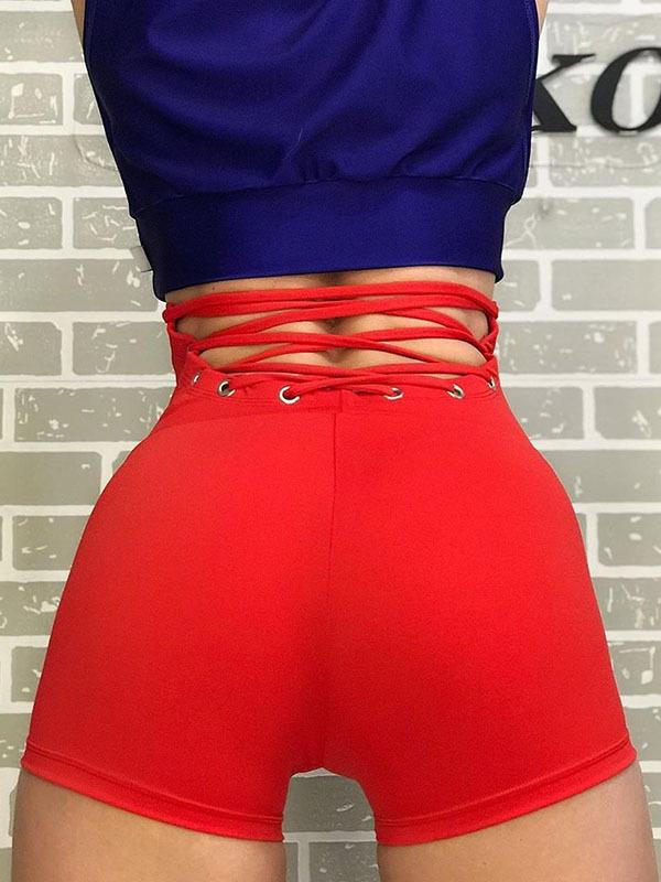 Lift Hip Intersect Bandage Sports Shorts