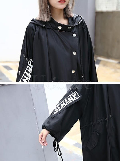 New Printed Cropped Long Outwear
