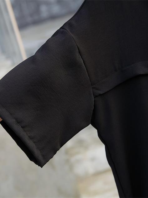 Cropped Solid Hollow Split-joint Midi Dresses