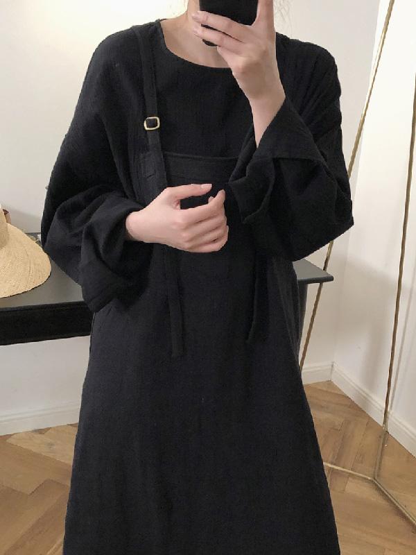 Casual Linen Slip Dress