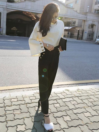 Casual Split-side Tops