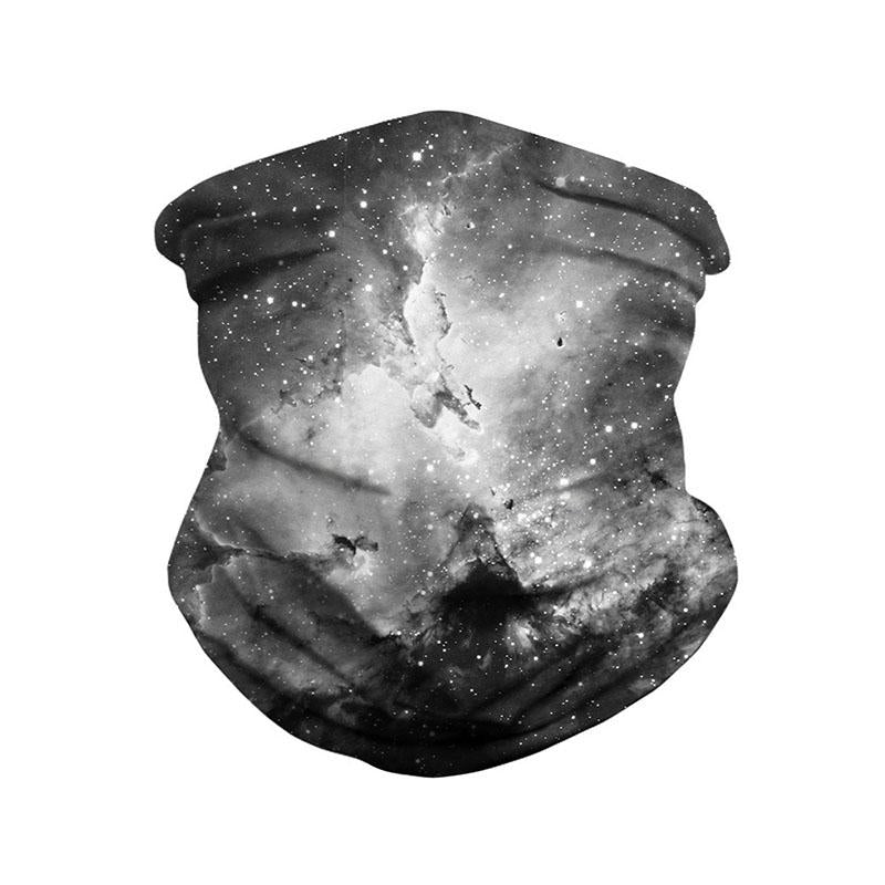 Starry Sky Printed Headwear Face Shield Masks