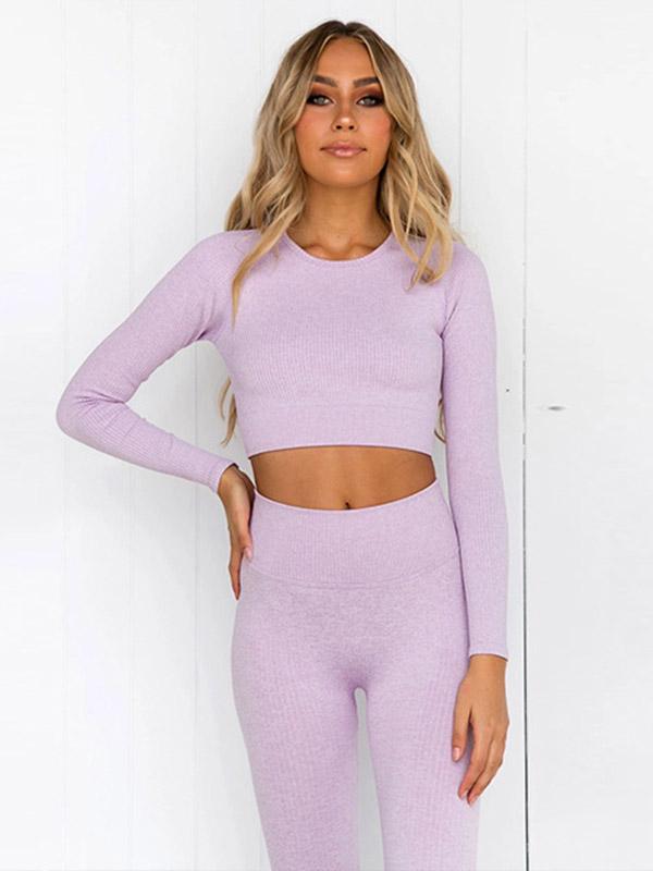 Solid Sports Yoga Jumpsuits