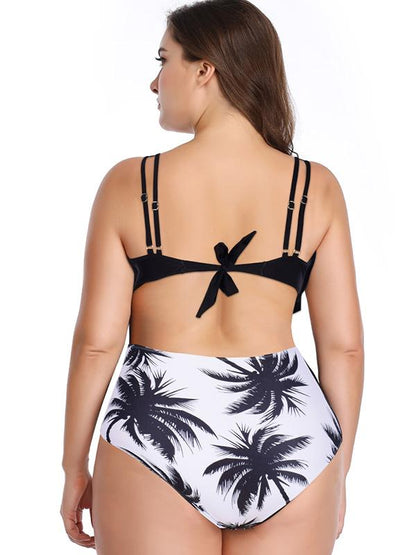 Sexy Printed Empire Tankini