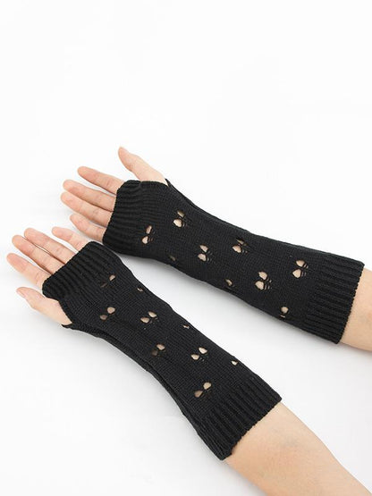 Knitted Hollow 6 Colors Sleevelet Accessories