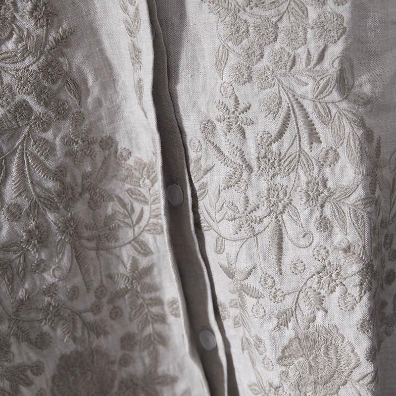 Linen Embroidered Shirt