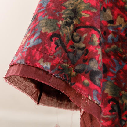 Women Spring Double Layers Floral Printing Skirt