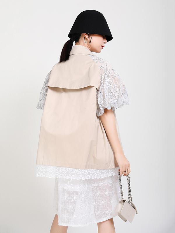 Original Polka-Dot Bishop Sleeve Outwear