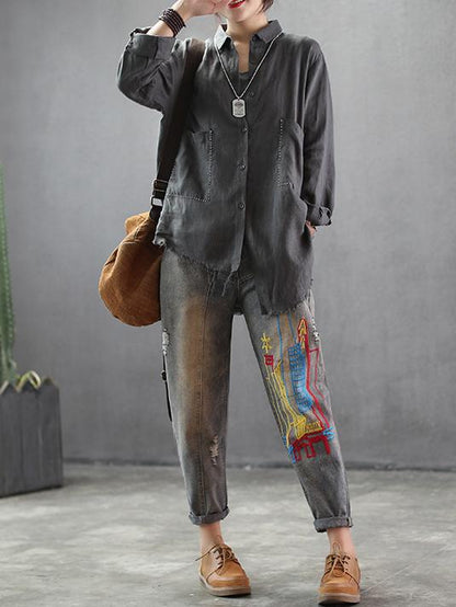 National Linen Rough Selvedge Shirt