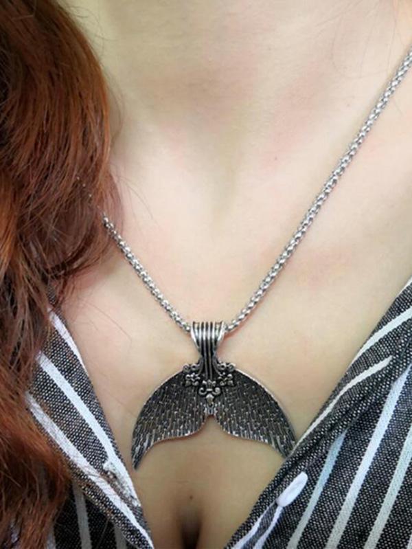 Vintage Dolphin Necklace Accessories