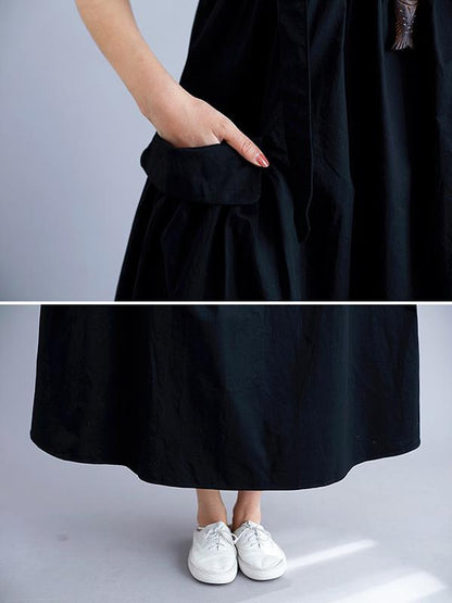 Summer New Loose Sleeveless Strap Dress