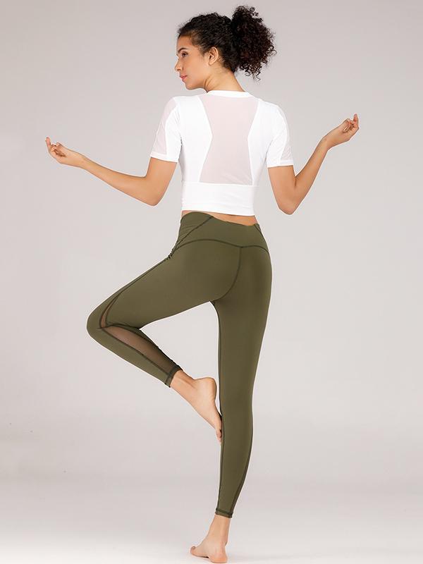 Quick-dry Collect Waist Sports Tee