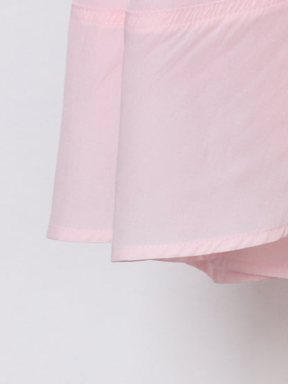 Stylish Contrast Color Split-Joint Round-Neck Raglan Sleeve Maxi Dress