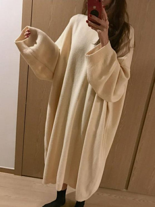 SUPER LOOSE PUFF SLEEVE LONG ROBE