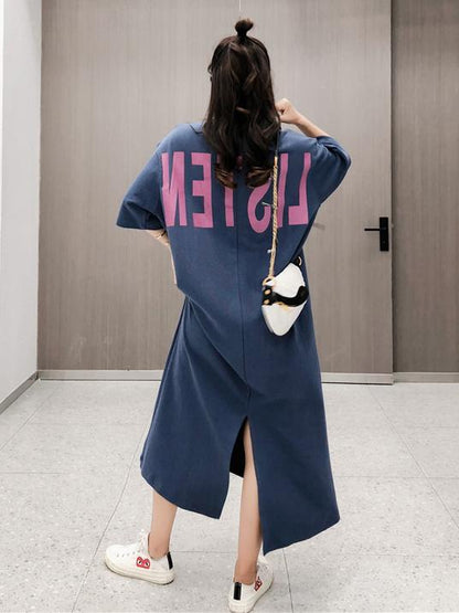Super Loose Split-side Long Dress