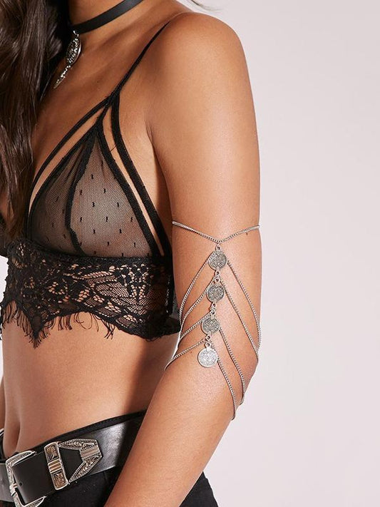 Bohemia Multilayer Coin Arm Chain Accessories
