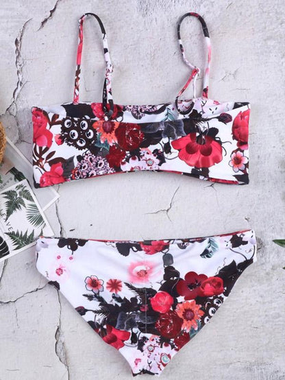 Floral Random Printed Bikinis Swimwear