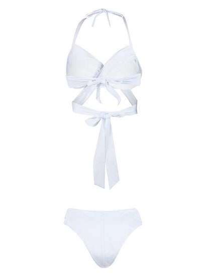 Sexy Bandage Split Type Bikini Swimsuit