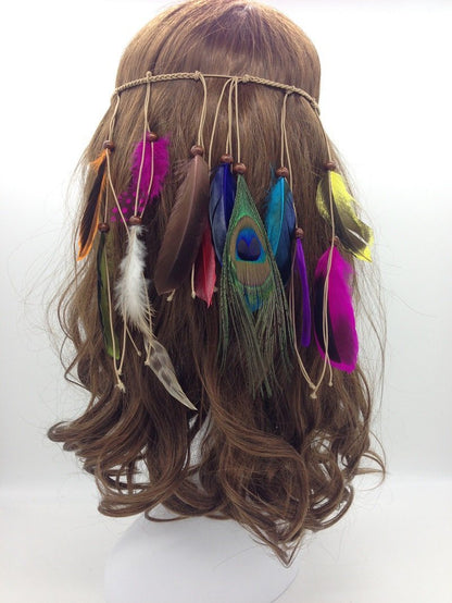 Authentic Bird Feathers Headband Apparel