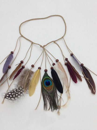 Authentic Bird Feathers Headband Apparel