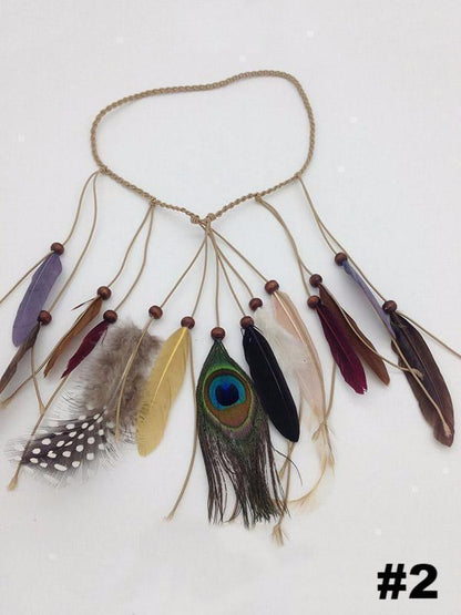 Peacock Feathers Headwear Accessories