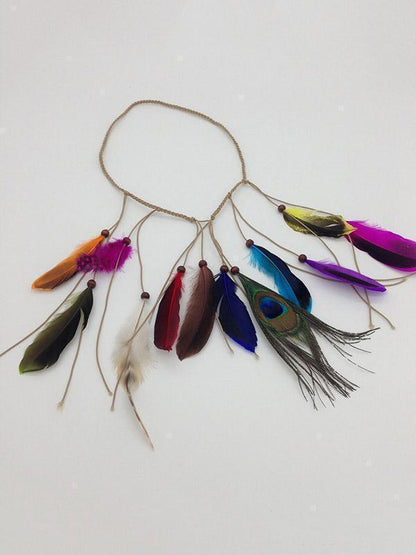 Peacock Feathers Headwear Accessories