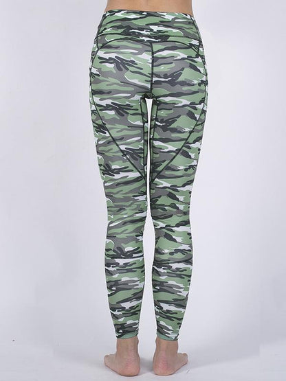 Camo Patchwork Yoga Leggings