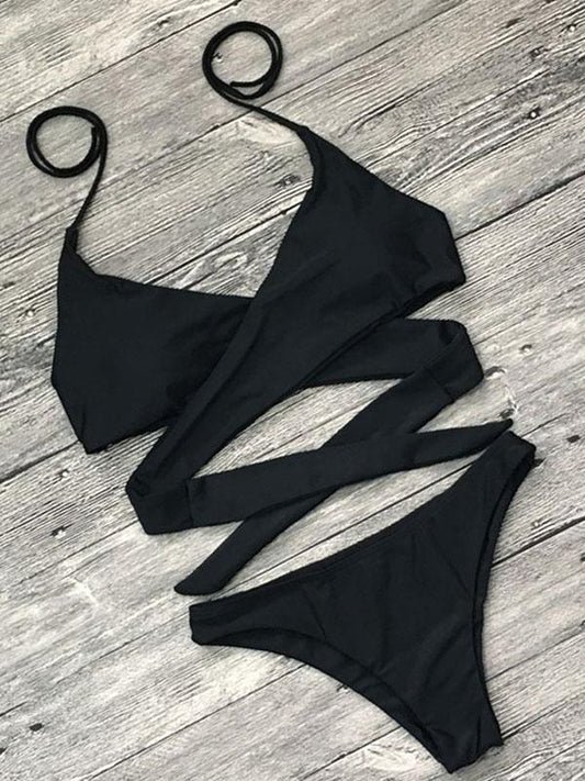 Sexy Bandage Bikinis Swimwear