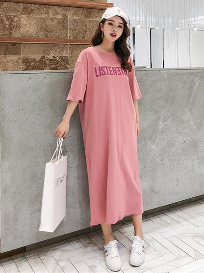 Super Loose Split-side Long Dress