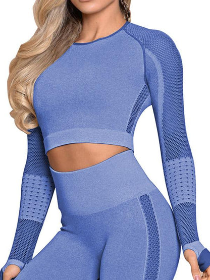 Long Sleeves Breathable Yoga&Gym Tee
