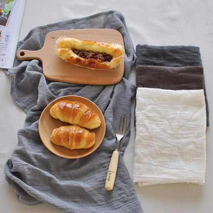 Cotton Linen Solid Color Tablecloth Placemat