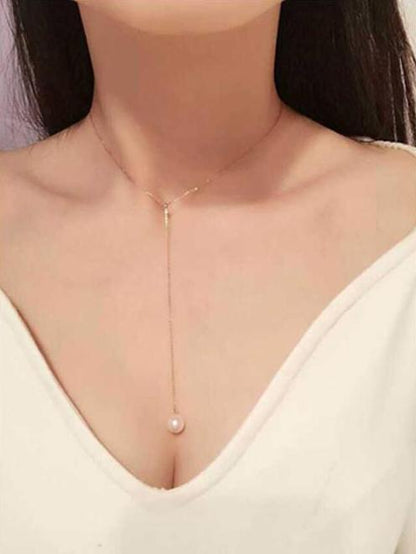 Adjustable Single Bead Necklace Accessories