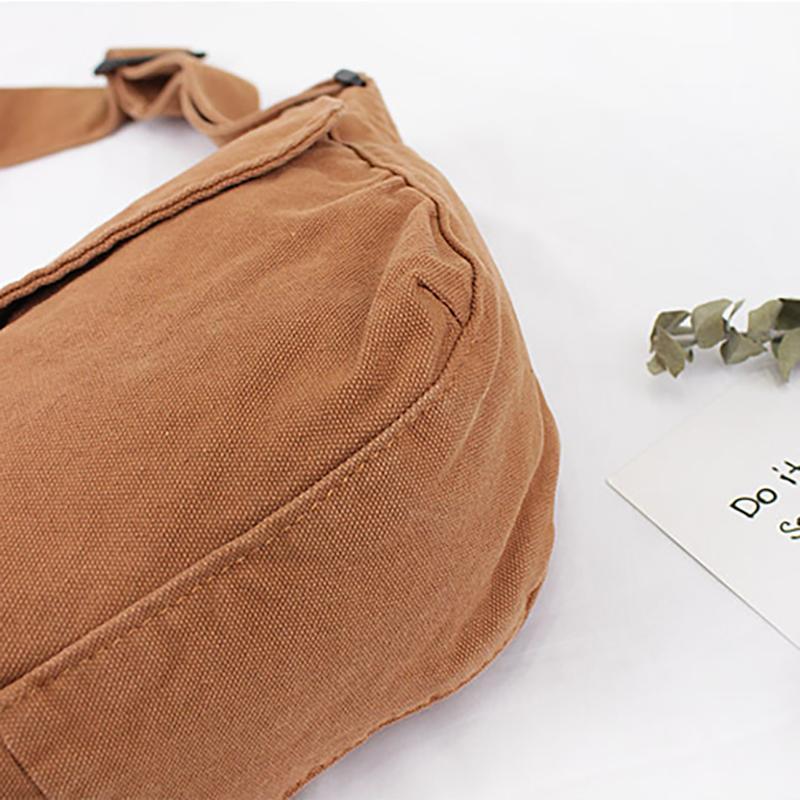 Casual Retro Work School Canvas Shoulder Bag