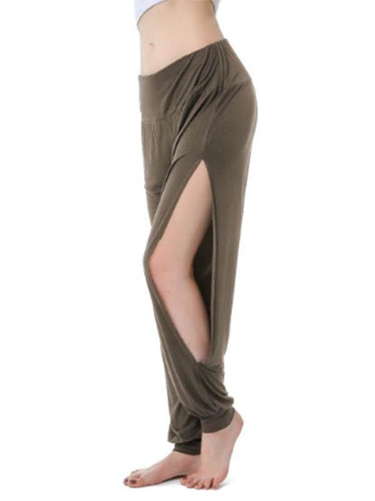 Split-Side Breathable Athletic Pants