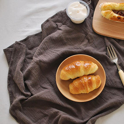 Cotton Linen Solid Color Tablecloth Placemat