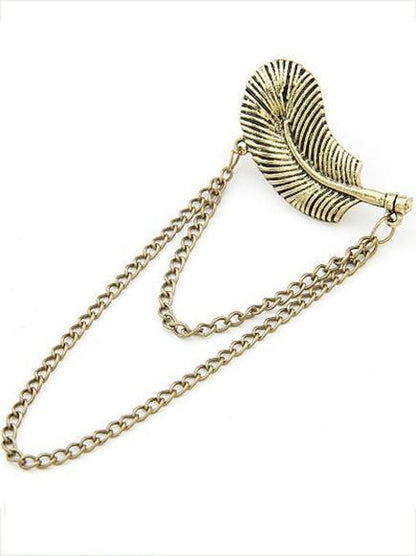 Punk Feather Tassels Pattern Earrings