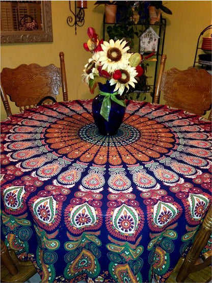 Beautiful Bohemia Colorful Round Shawl Beach Mat