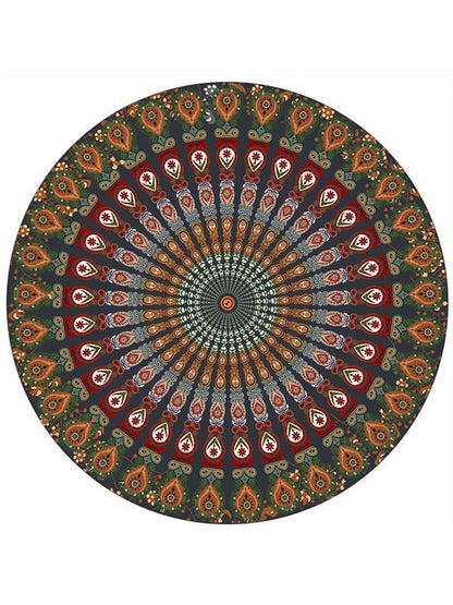 Beautiful Bohemia Colorful Round Shawl Beach Mat