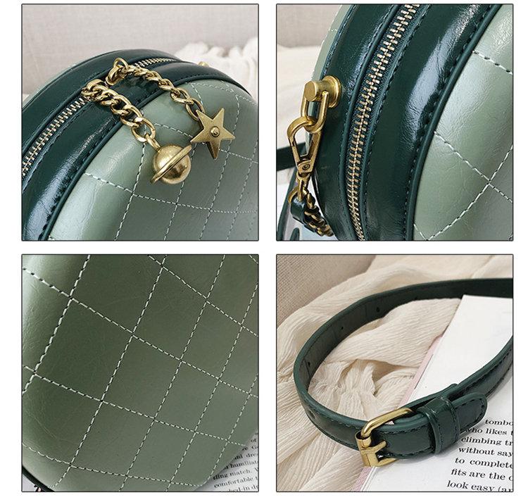 Canteen Bag Chain Argyle Hardware Crossbody Bag