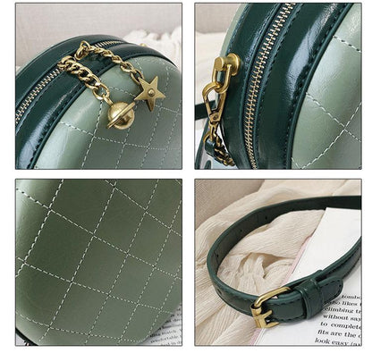 Canteen Bag Chain Argyle Hardware Crossbody Bag