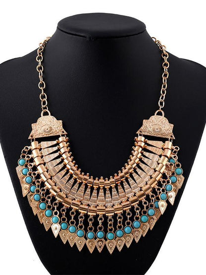 Vintage Coin Tassels Necklaces Accessories