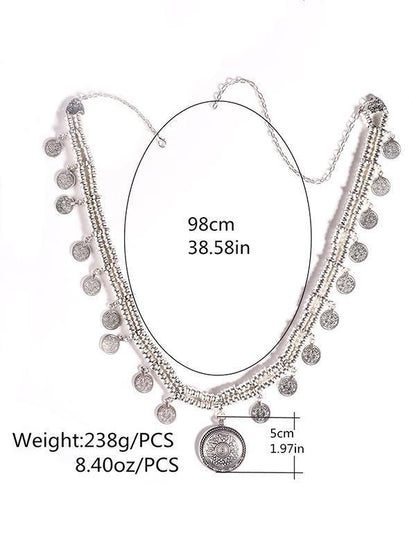 Vintage Bohemia Coin Tassels Waist Chain Accessories